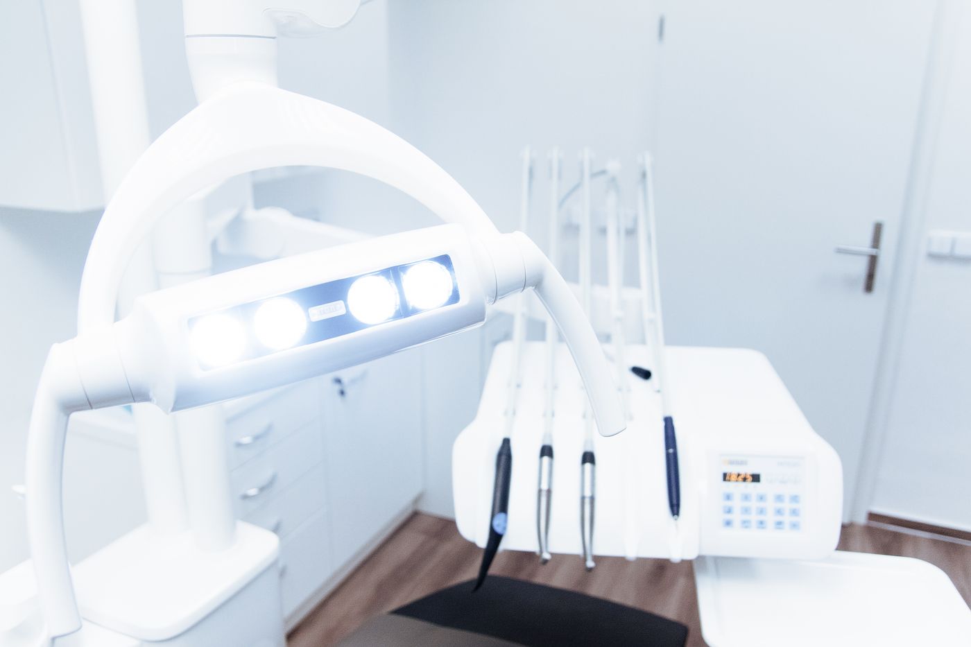 A modern, light-filled dental treatment room